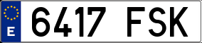 Truck License Plate